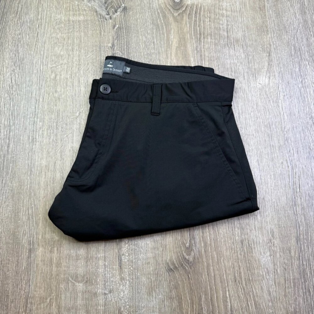 Grayson & Dunn Mens Black Golf Performance Stretch Flat Front Shorts Size 38